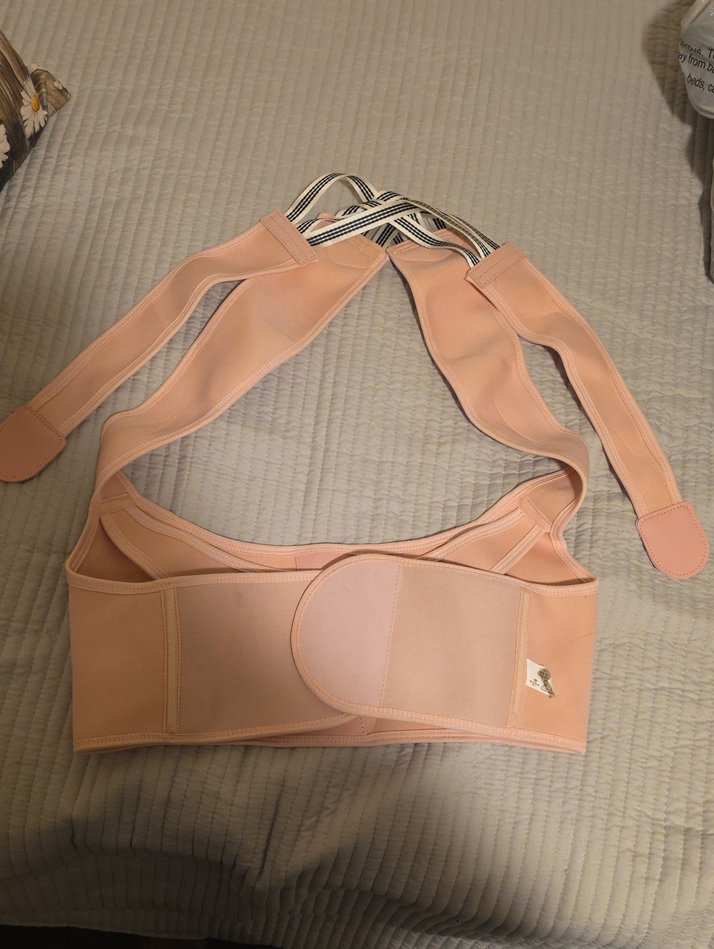 Supportive Posture Corrector Back Brace - Pink
